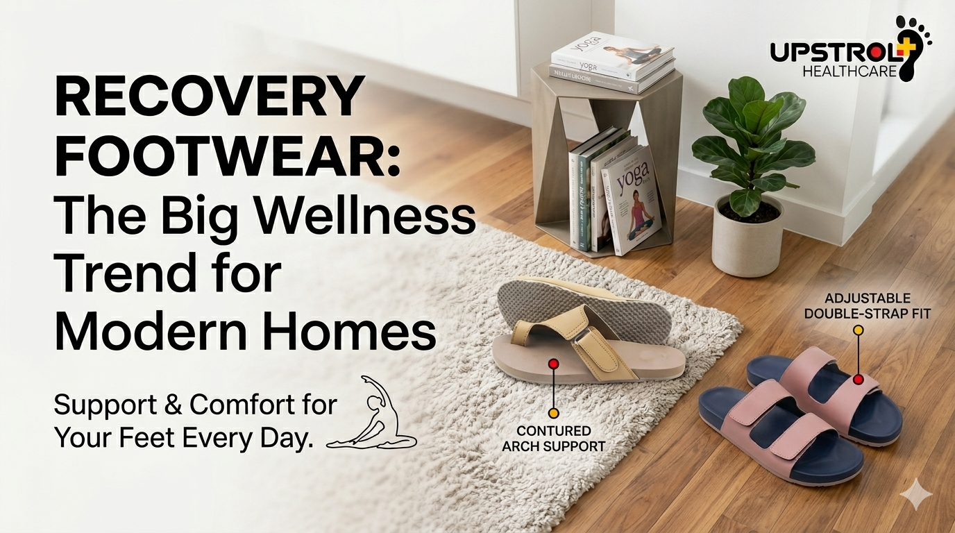 Modern recovery footwear and orthopaedic slippers for daily wellness and comfort