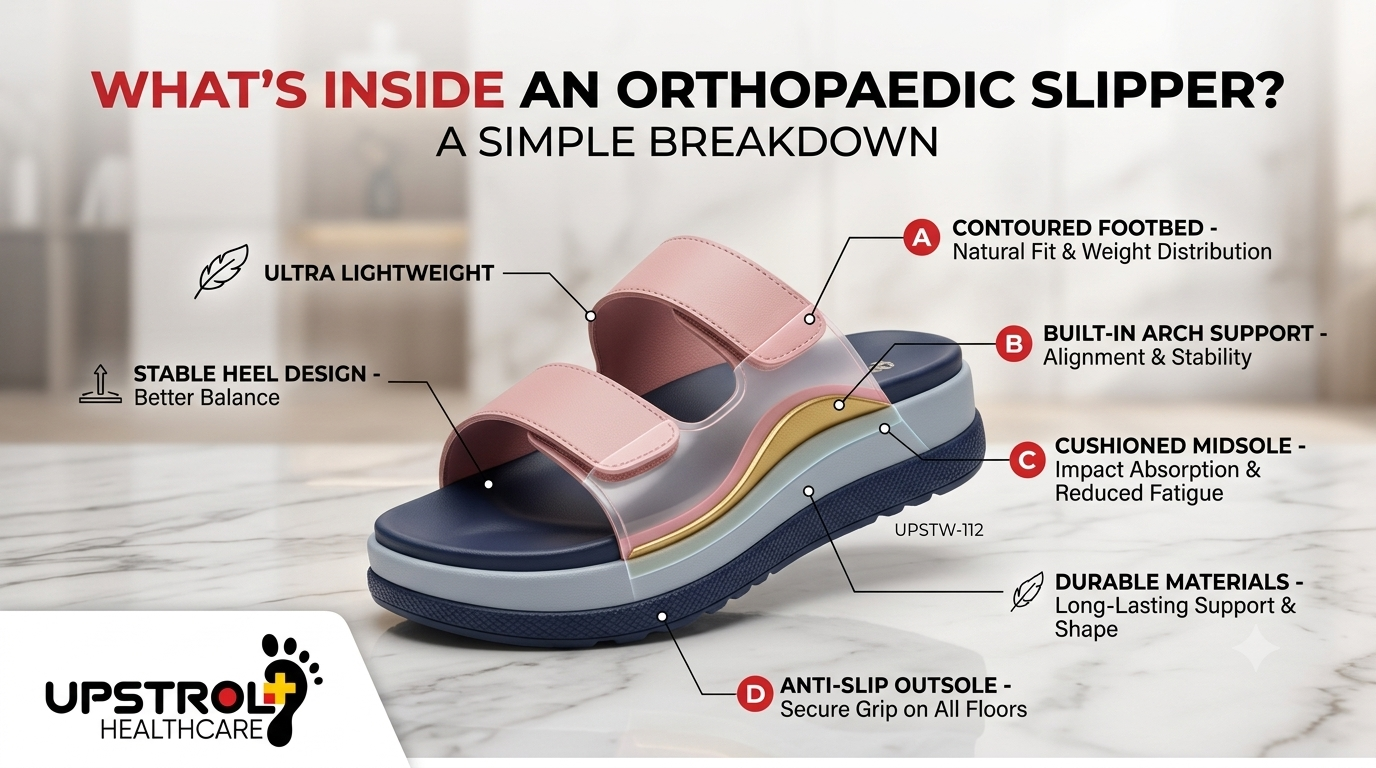 Key orthopaedic slipper features