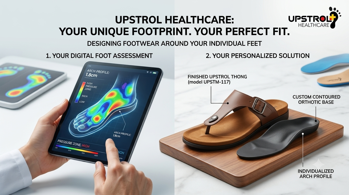 Foot scanning and customised footwear assessment for personalised orthopaedic support